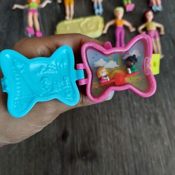 Polly Pocket McDonald's 9pc Lot Happy Meal Toy - Picture 2 of 5